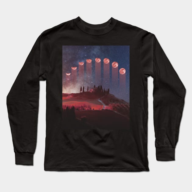 RAINY MOONS Long Sleeve T-Shirt by SENSETUS